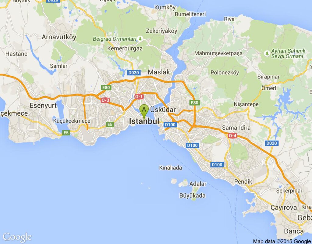 Istanbul Map